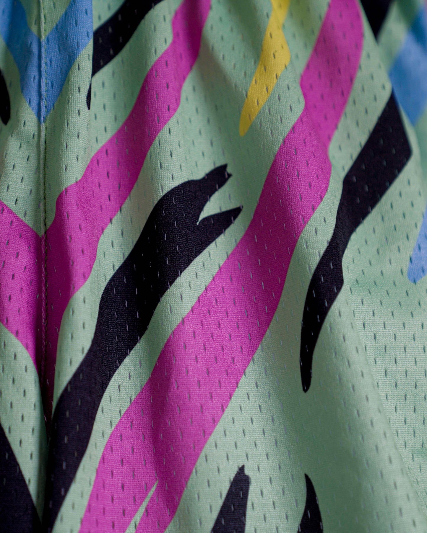 Green Stripes Shorts