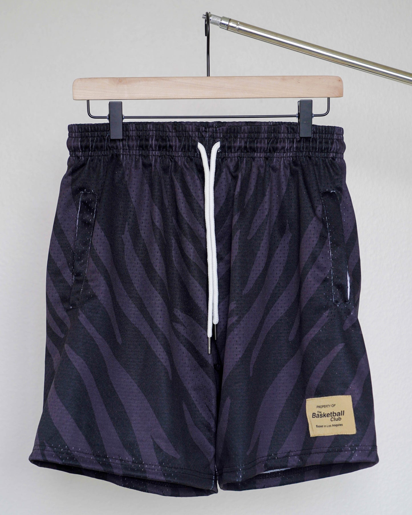Black Stripes Shorts